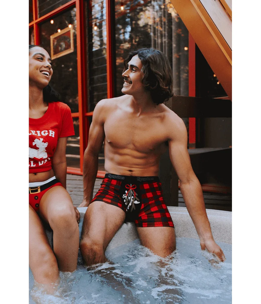 Men's Mistletoe Boxer Briefs - Image 4