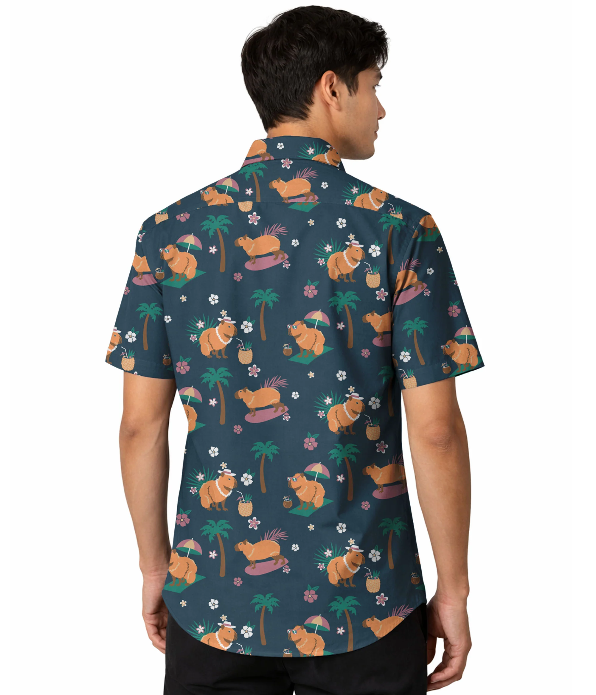 Men's Bahama Capybara Hawaiian Shirt - Image 3