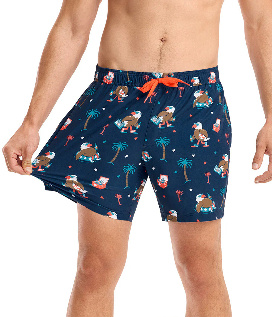 Freedom Floats Stretch Swim Trunks - 6" Inseam - Image 5