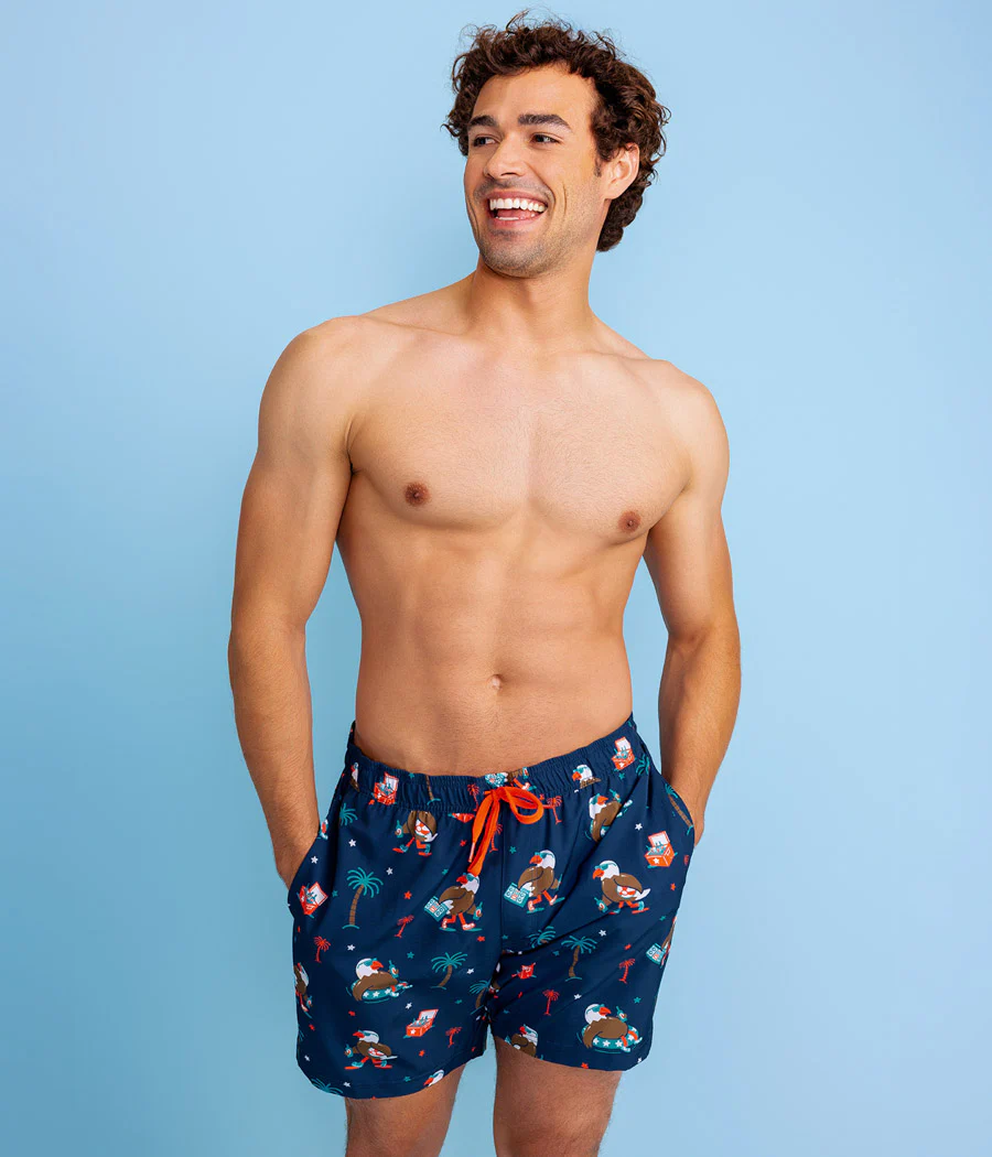 Freedom Floats Stretch Swim Trunks - 6" Inseam - Image 6