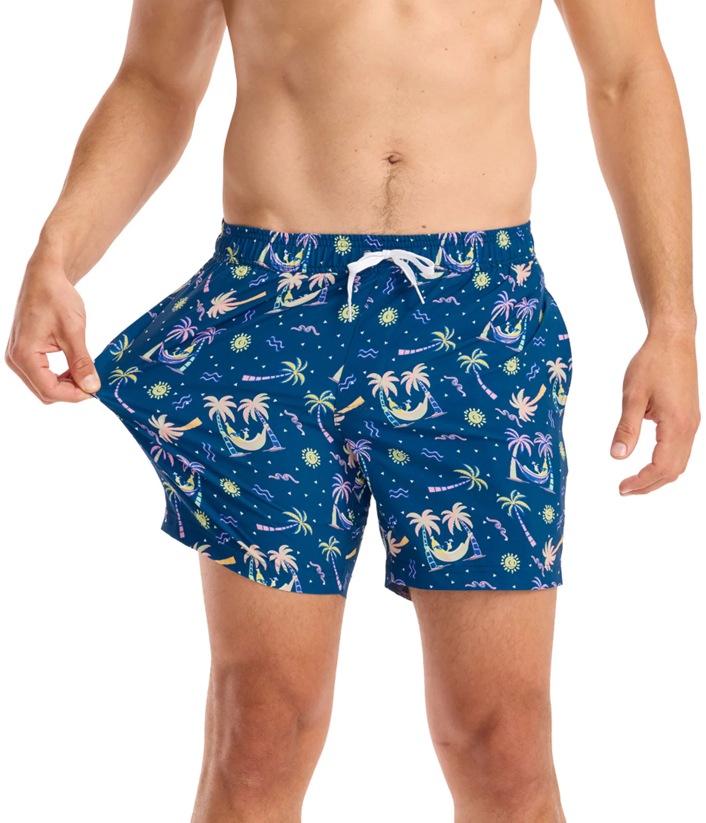Banana Hammock Stretch Swim Trunks - 6" Inseam - Image 3