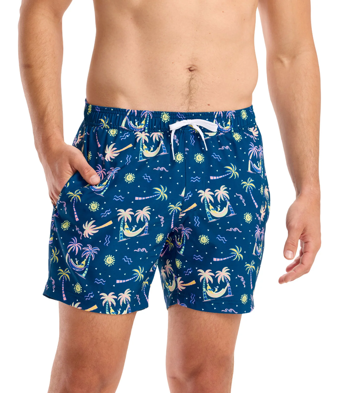 Banana Hammock Stretch Swim Trunks - 6" Inseam - Image 7