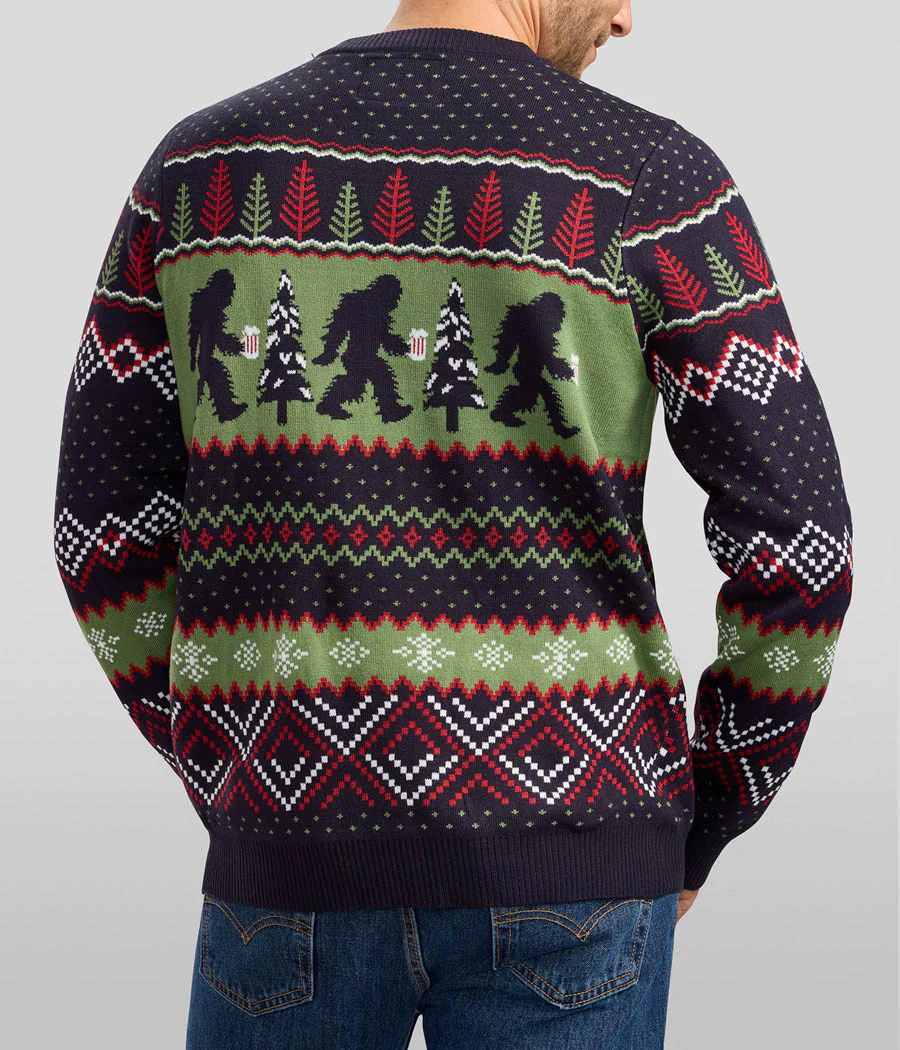 Men's Bigfoot Brew Ugly Christmas Sweater - Image 2