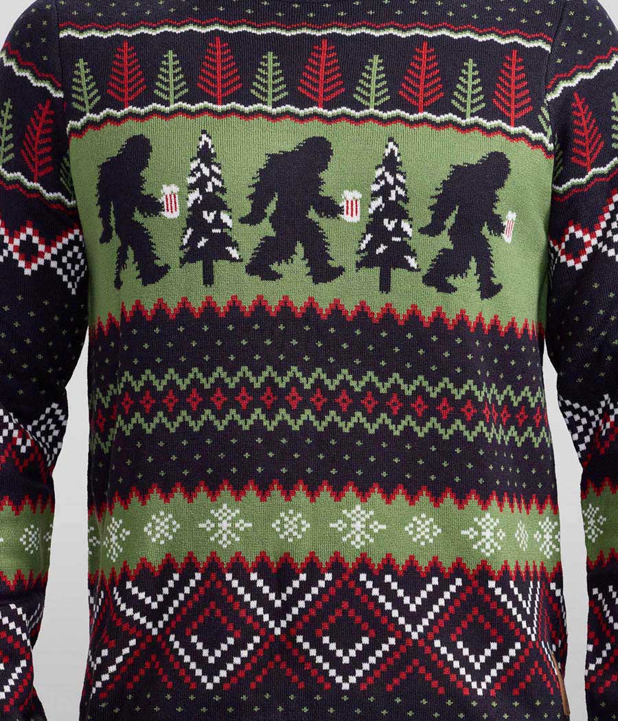 Men's Bigfoot Brew Ugly Christmas Sweater - Image 4