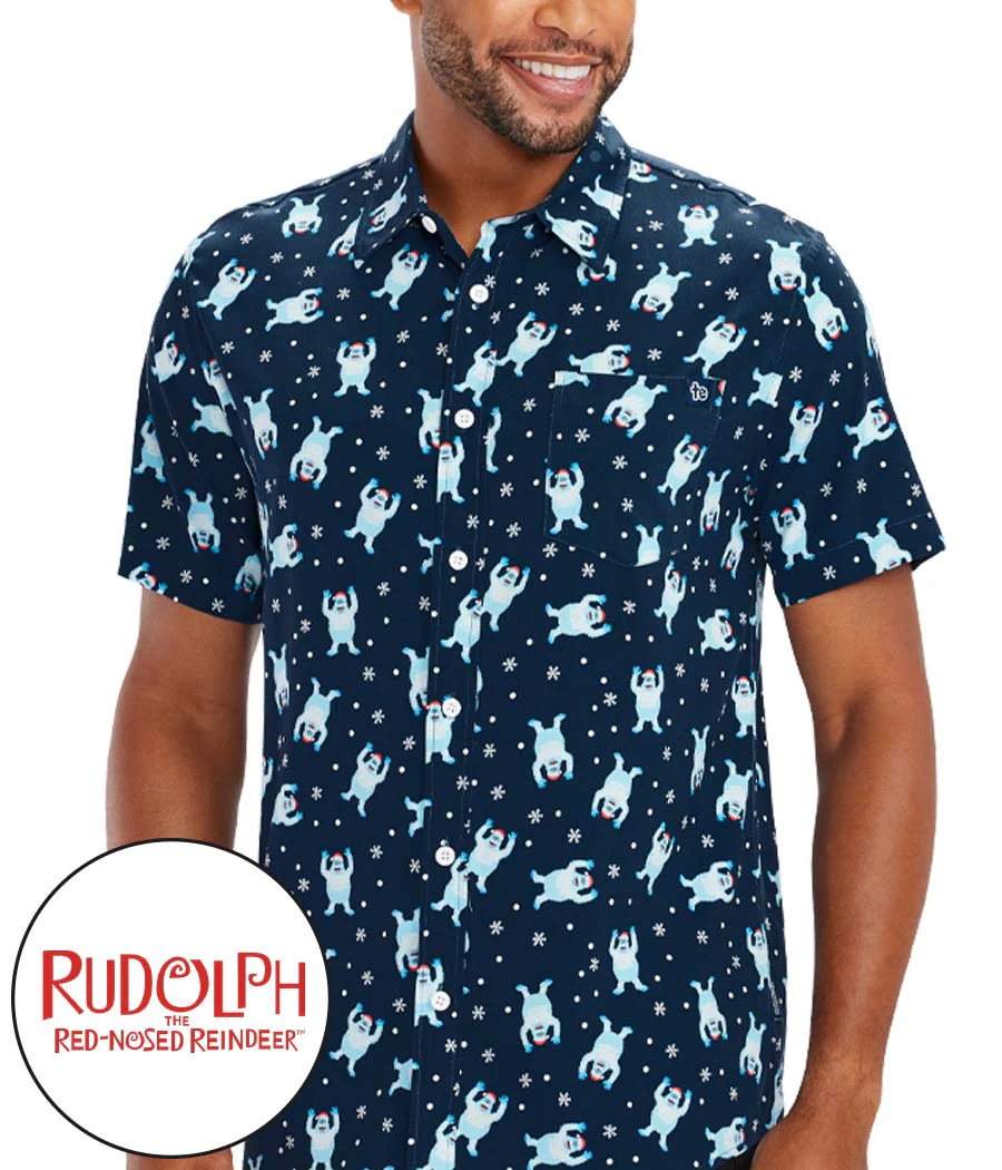 Men's Bumble Button Down Shirt - Image 2