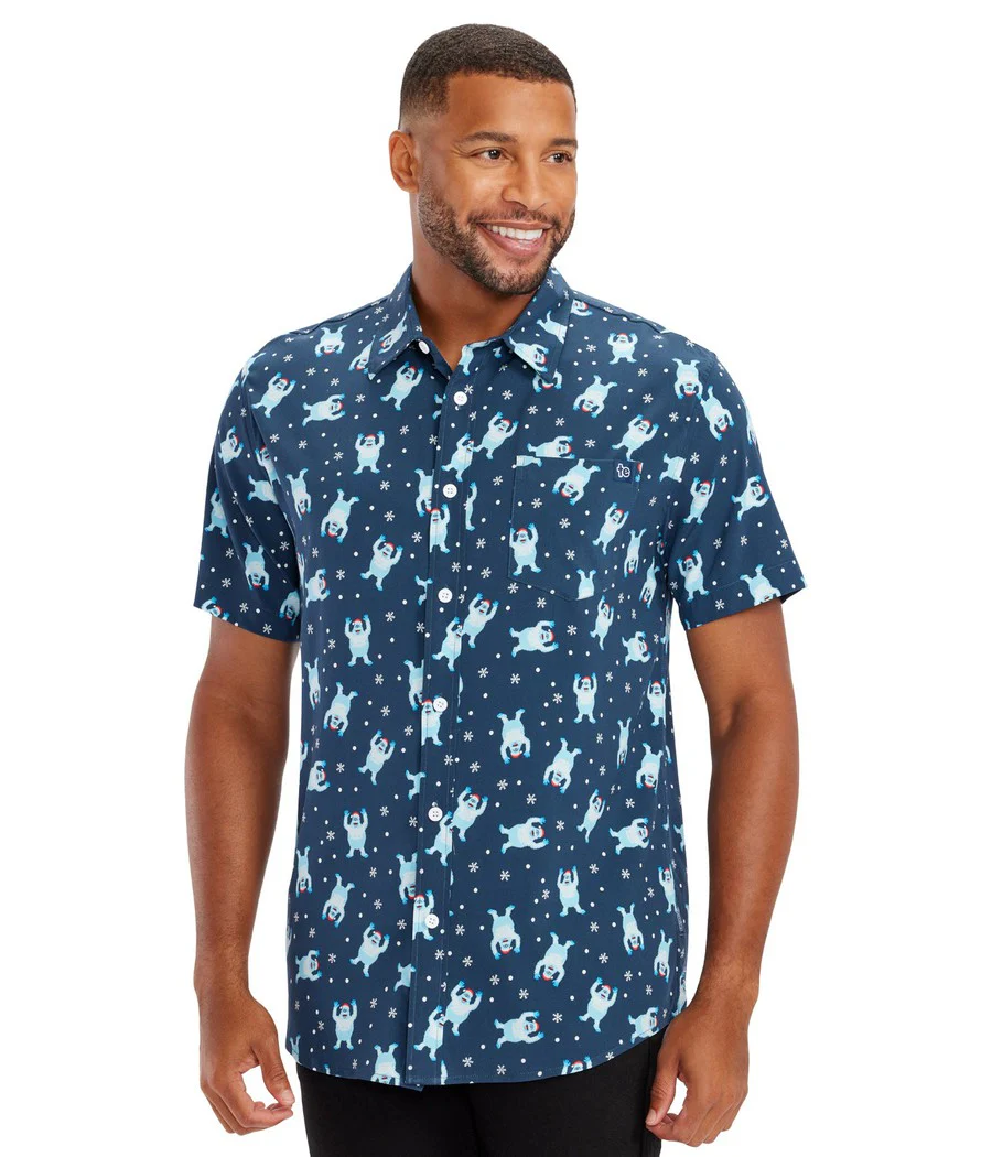Men's Bumble Button Down Shirt - Image 4