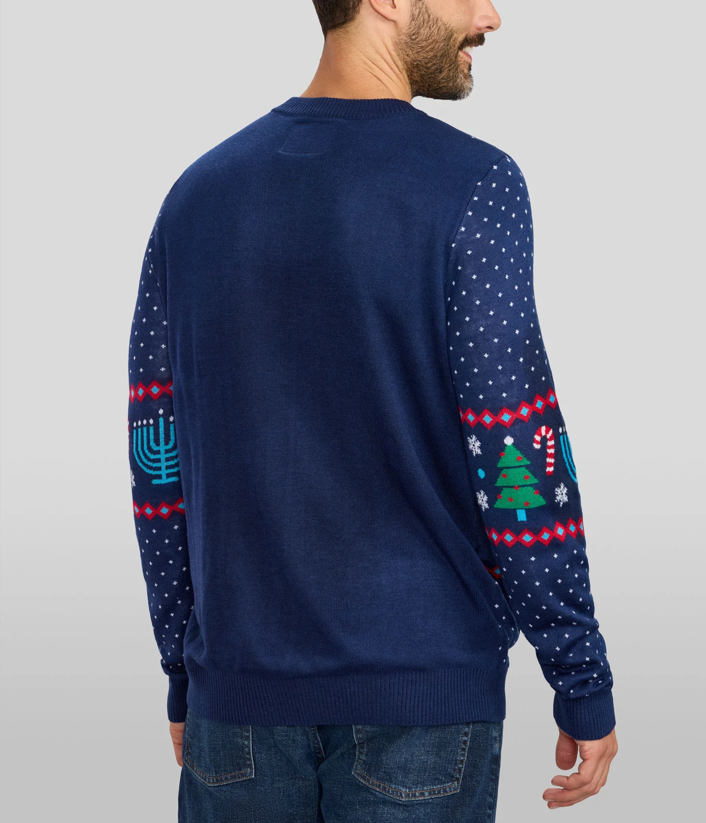 Men's Chrismukkah Light Up Sweater - Image 4