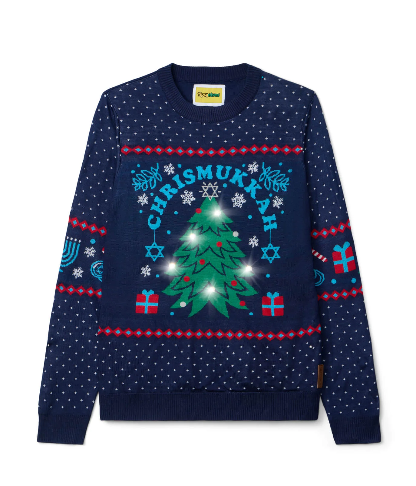 Men's Chrismukkah Light Up Sweater - Image 8