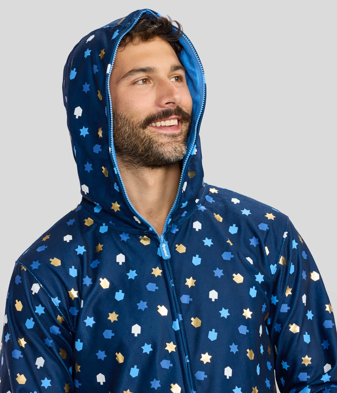 Men's Dreidel Decor Jumpsuit - Image 4