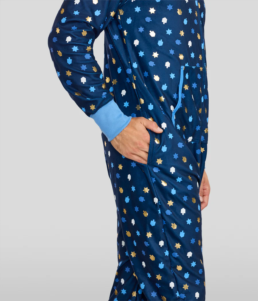 Men's Dreidel Decor Jumpsuit - Image 6