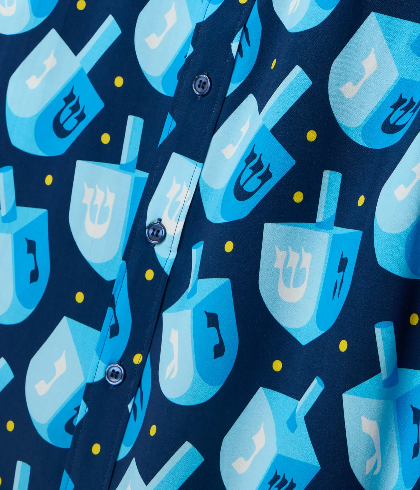 Men's Dreidel Delight Button Down Shirt - Image 5