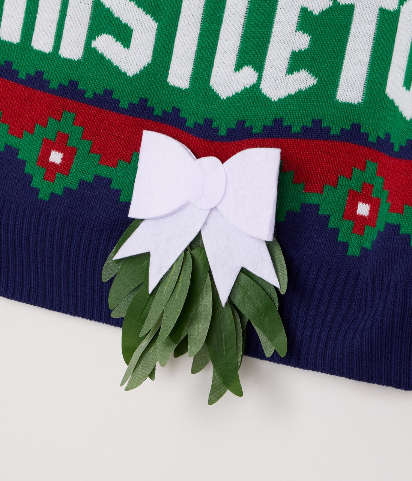 Men's Kiss Under the Mistletoe Ugly Christmas Sweater - Image 5