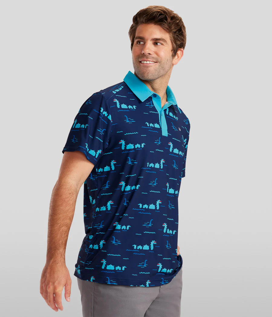 Men's Nothin' But Nessy Golf Polo - Image 3