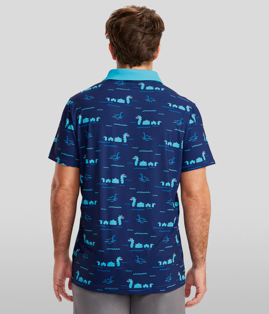 Men's Nothin' But Nessy Golf Polo - Image 4