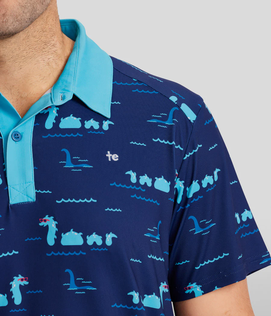 Men's Nothin' But Nessy Golf Polo - Image 5