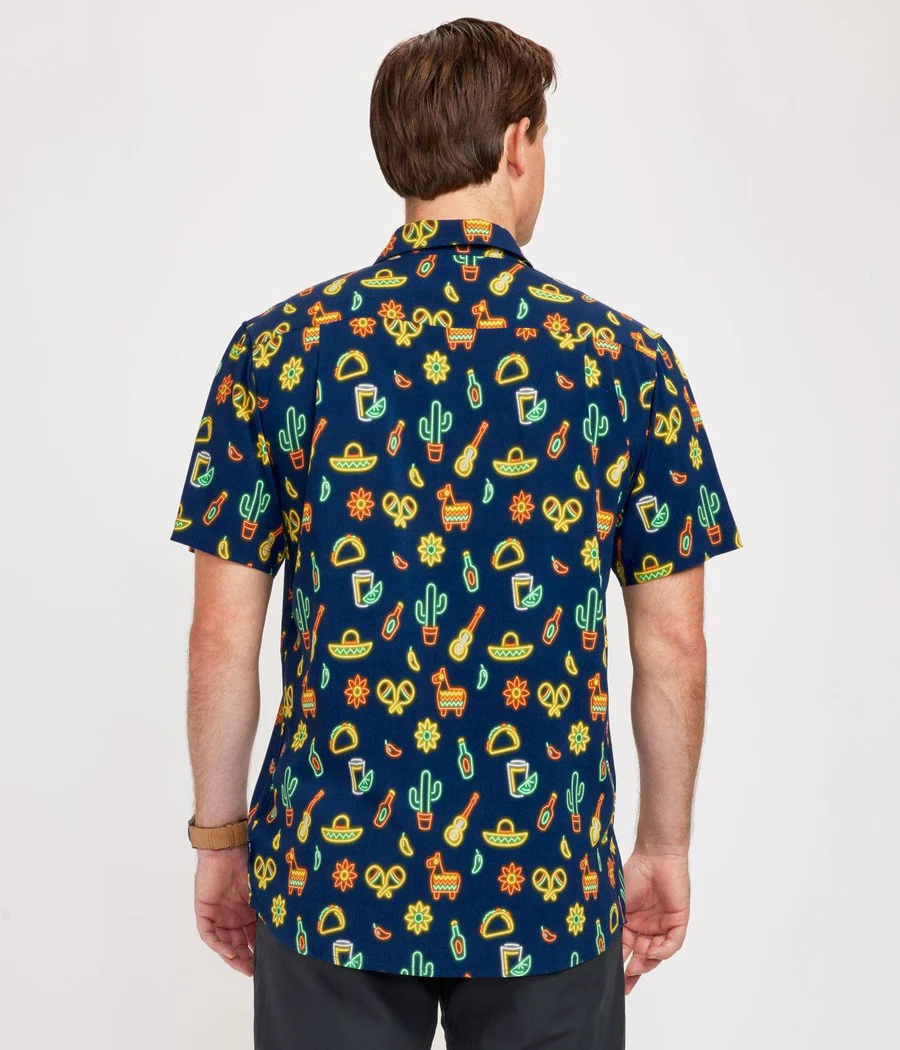 Men's Flashy Fiesta Hawaiian Shirt - Image 3