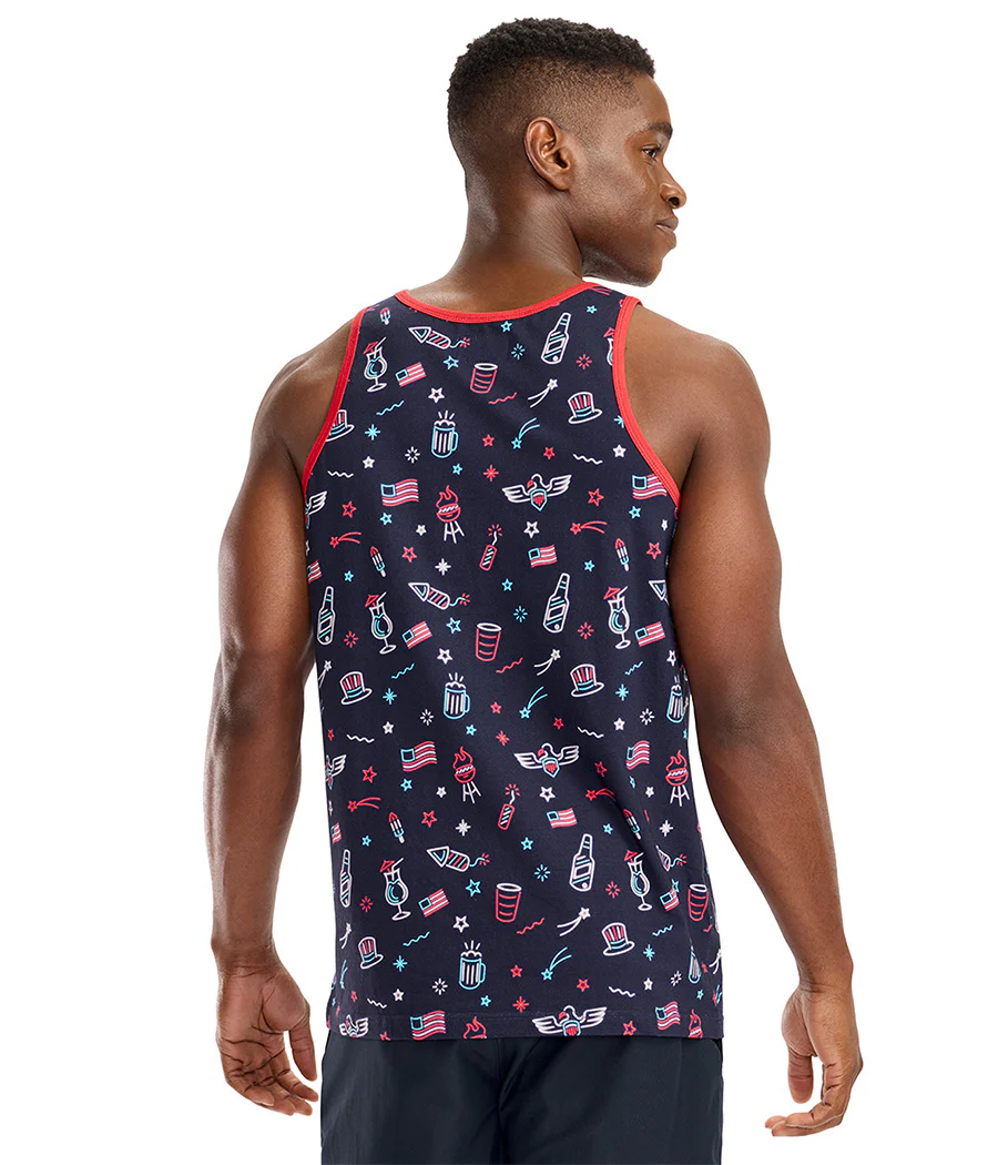 Men's Lights and Liberty Tank Top - Image 4
