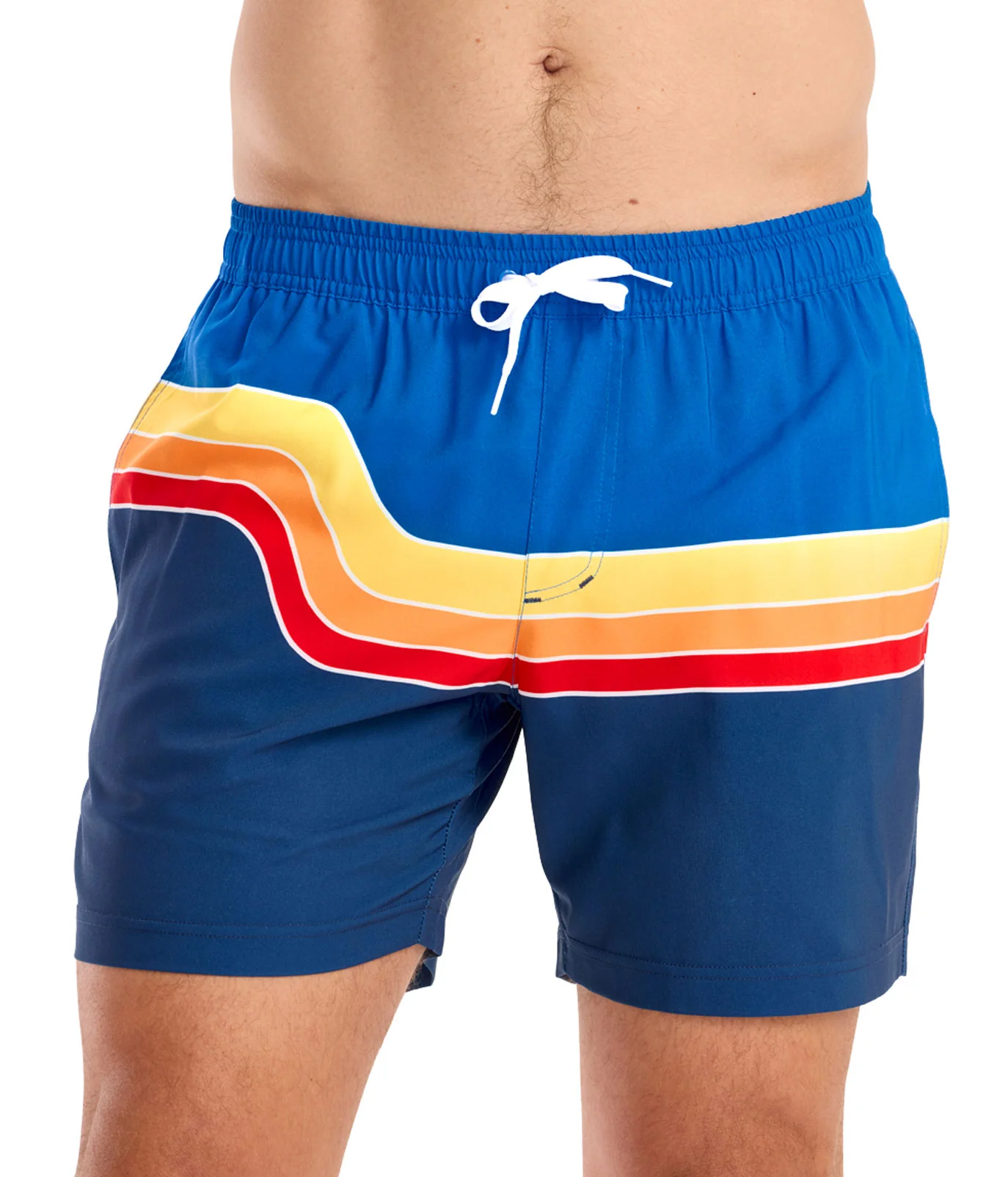 Retro Rider Stretch Swim Trunks - 6" Inseam - Image 6