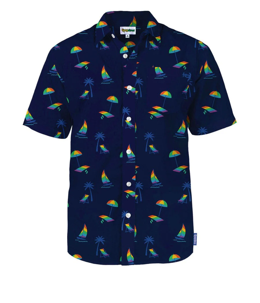 Pride Paradise Button Down Shirt - Image 4
