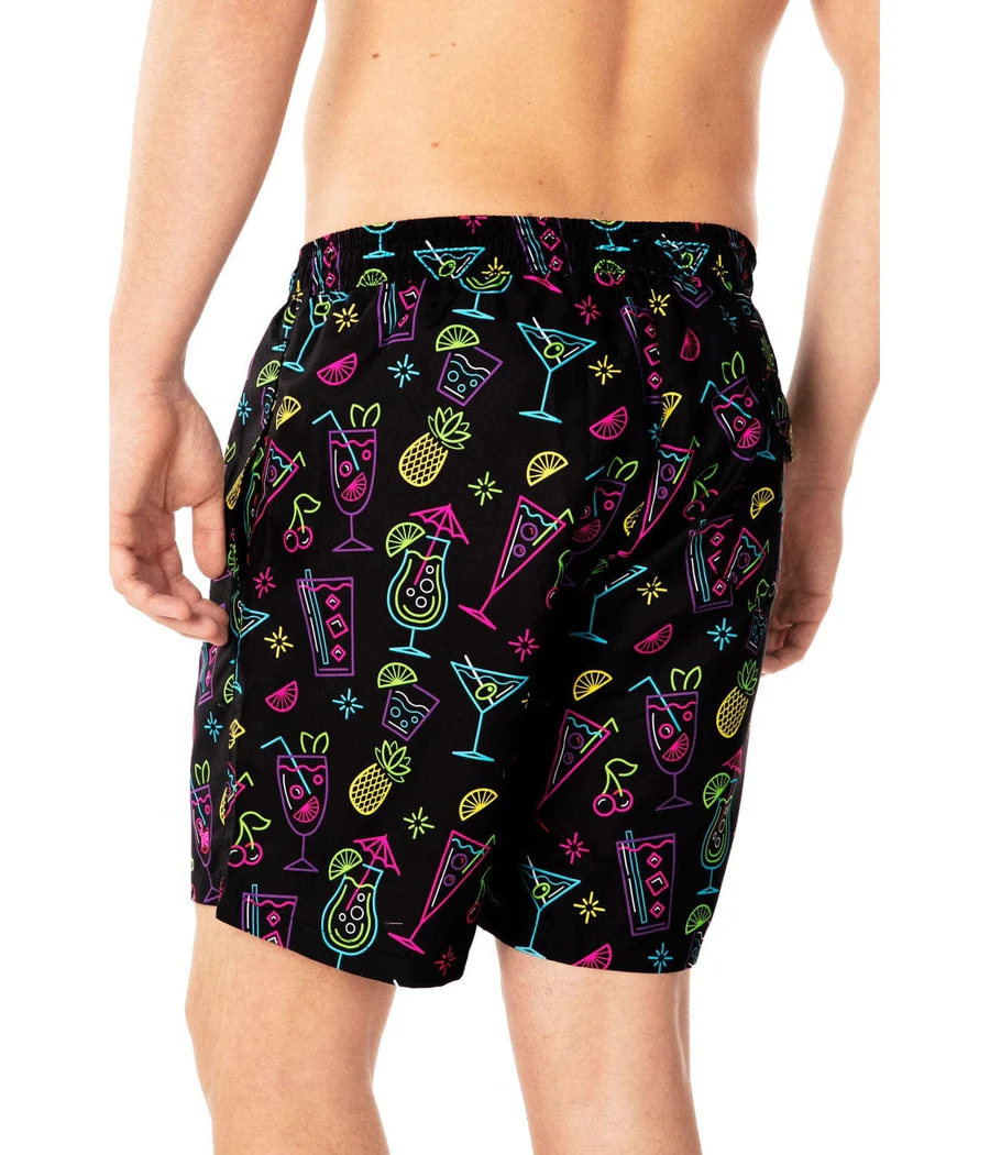 Neon Nightcap Swim Trunks - 7.5" Inseam - Image 3