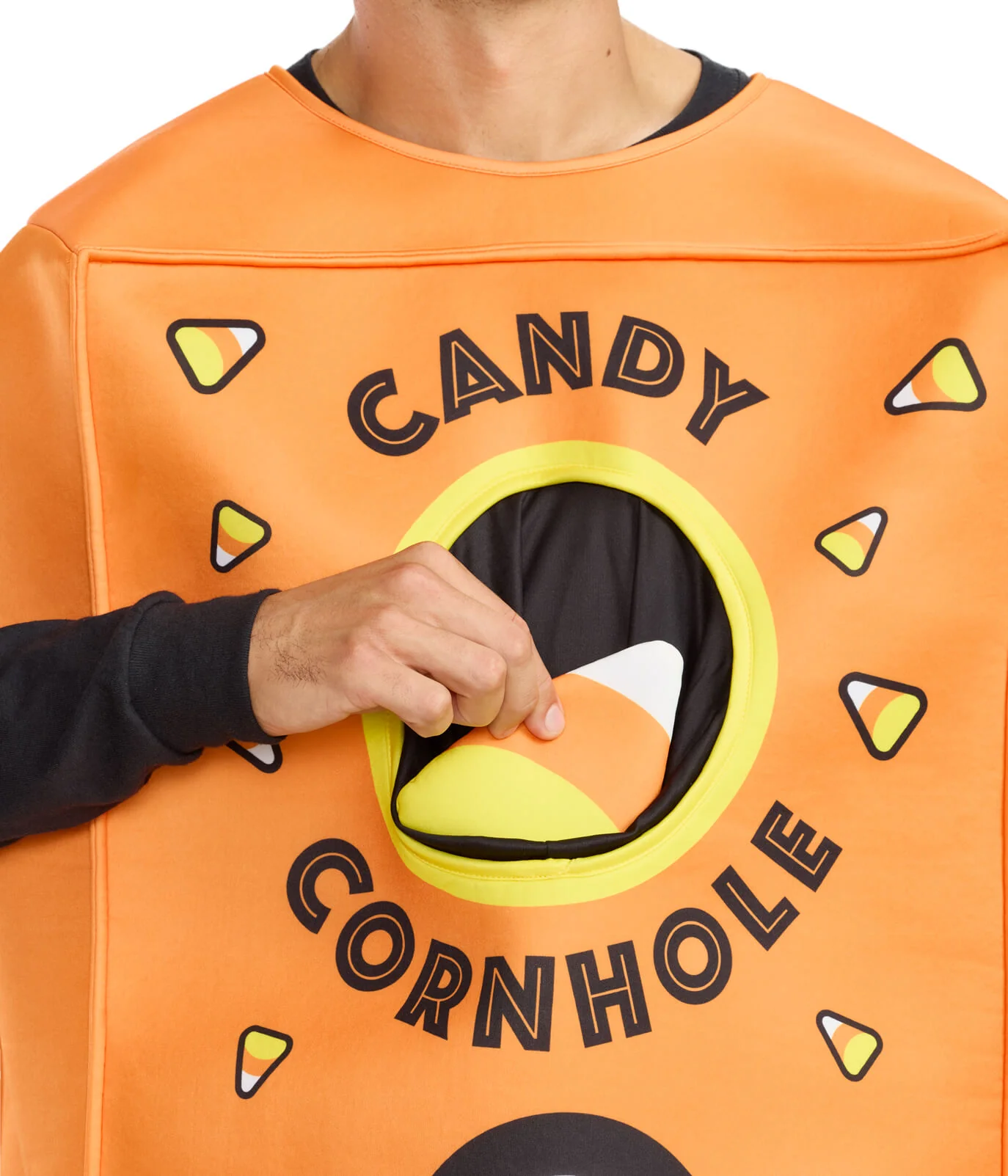 Men's Candy Corn Cornhole Game Costume - Image 4