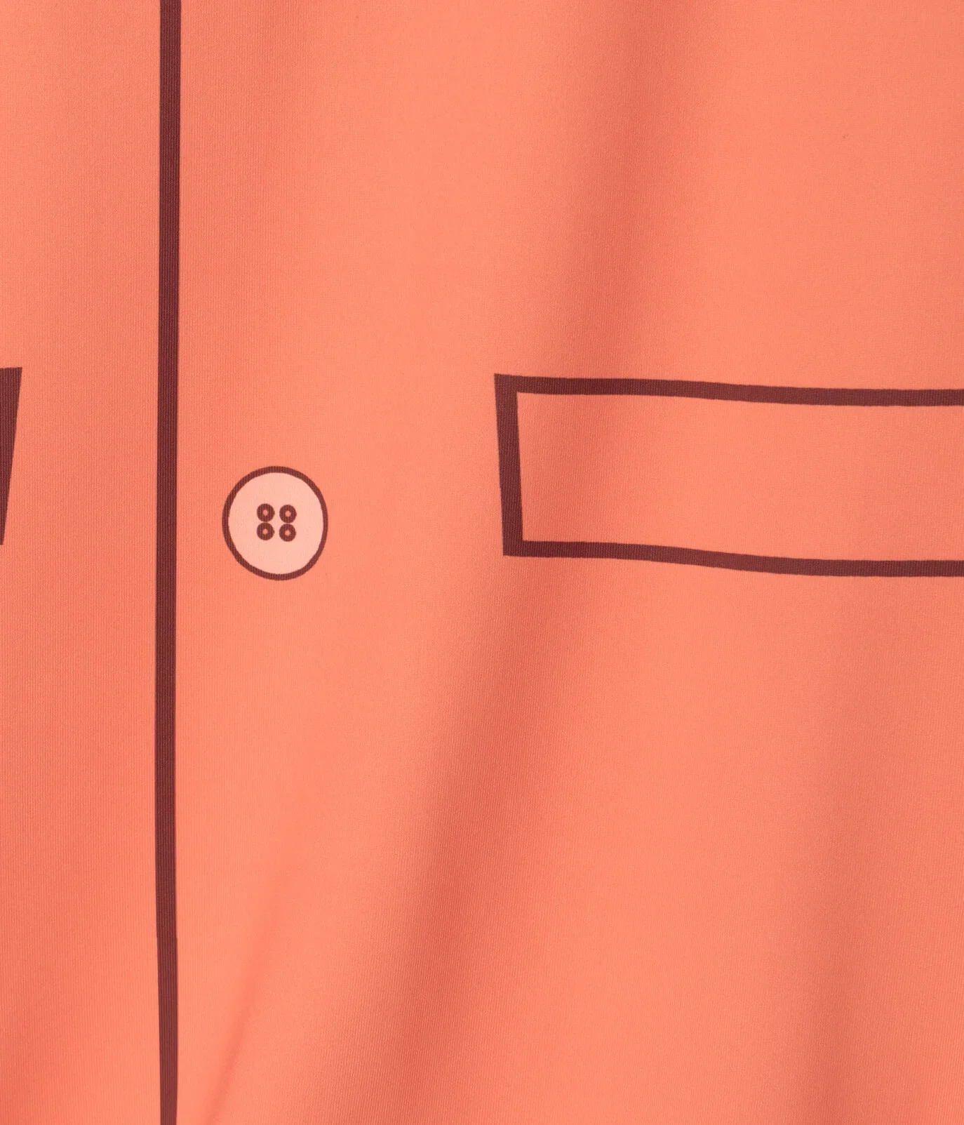 Men's Dumb Orange Tuxedo Golf Polo - Image 5