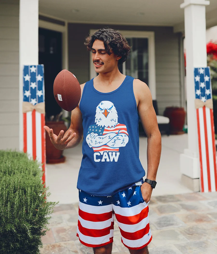 Men's Patriotic Caw Tank - Image 3