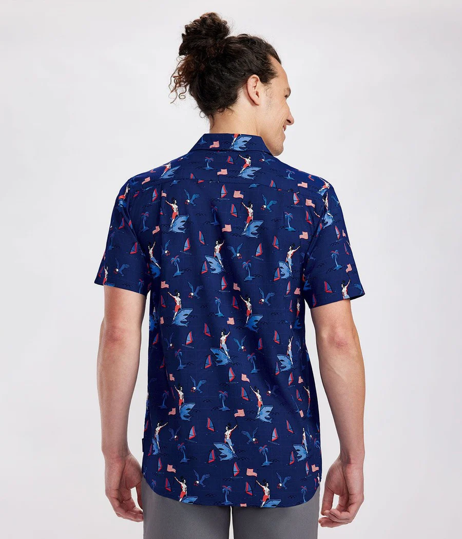 Men's Fin Riding Founder Button Down Shirt - Image 3