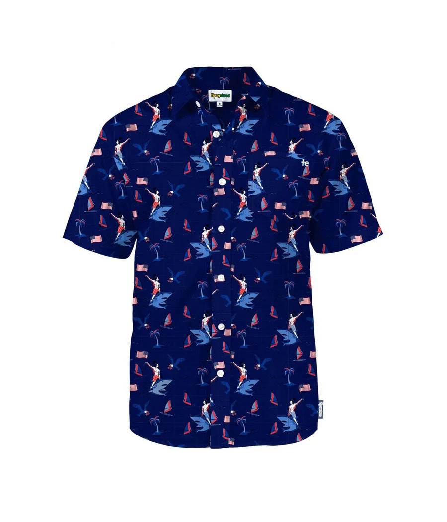 Men's Fin Riding Founder Button Down Shirt - Image 5