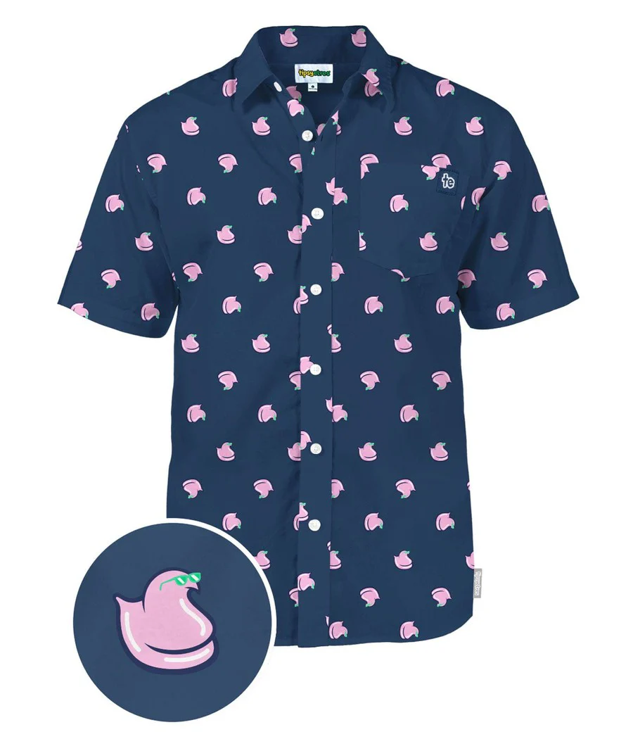 Men's Playing for PEEPS® Button Down Shirt