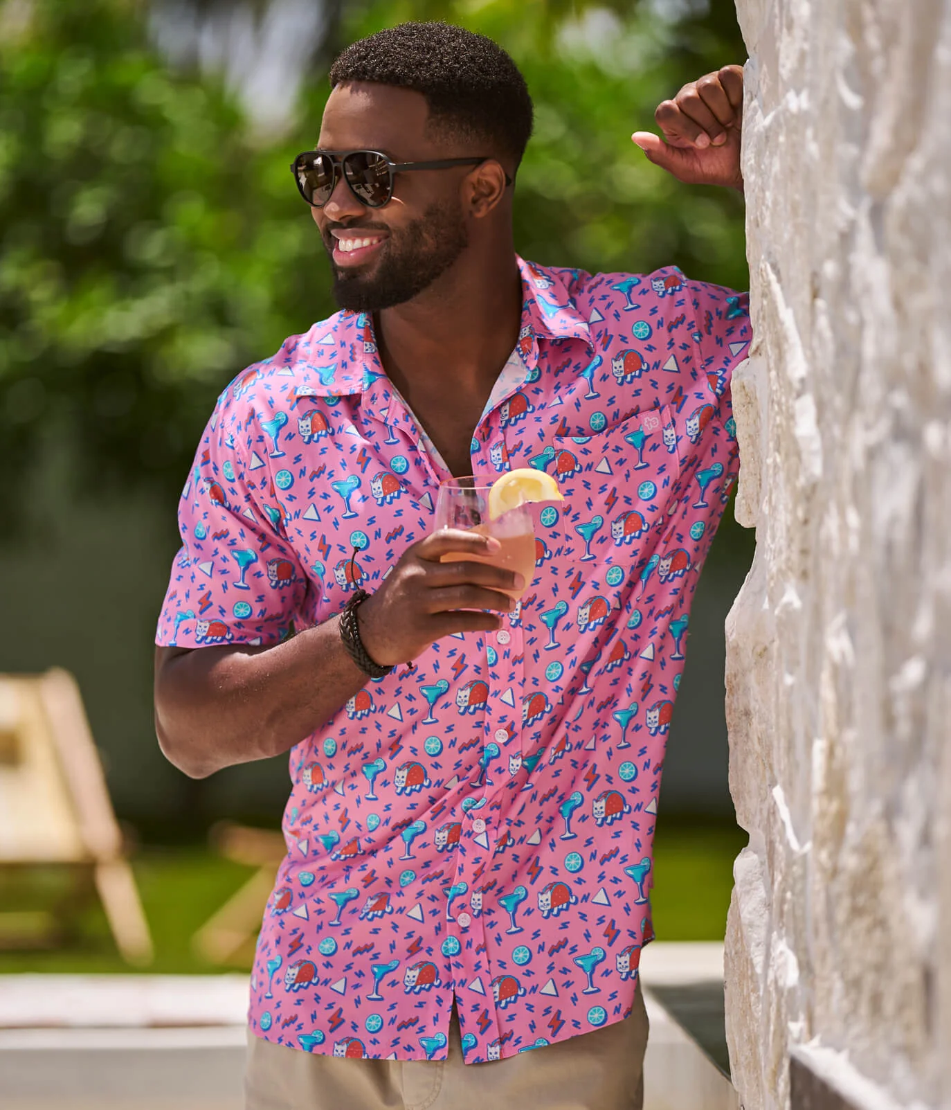 Men's Taco Gato Hawaiian Shirt - Image 2