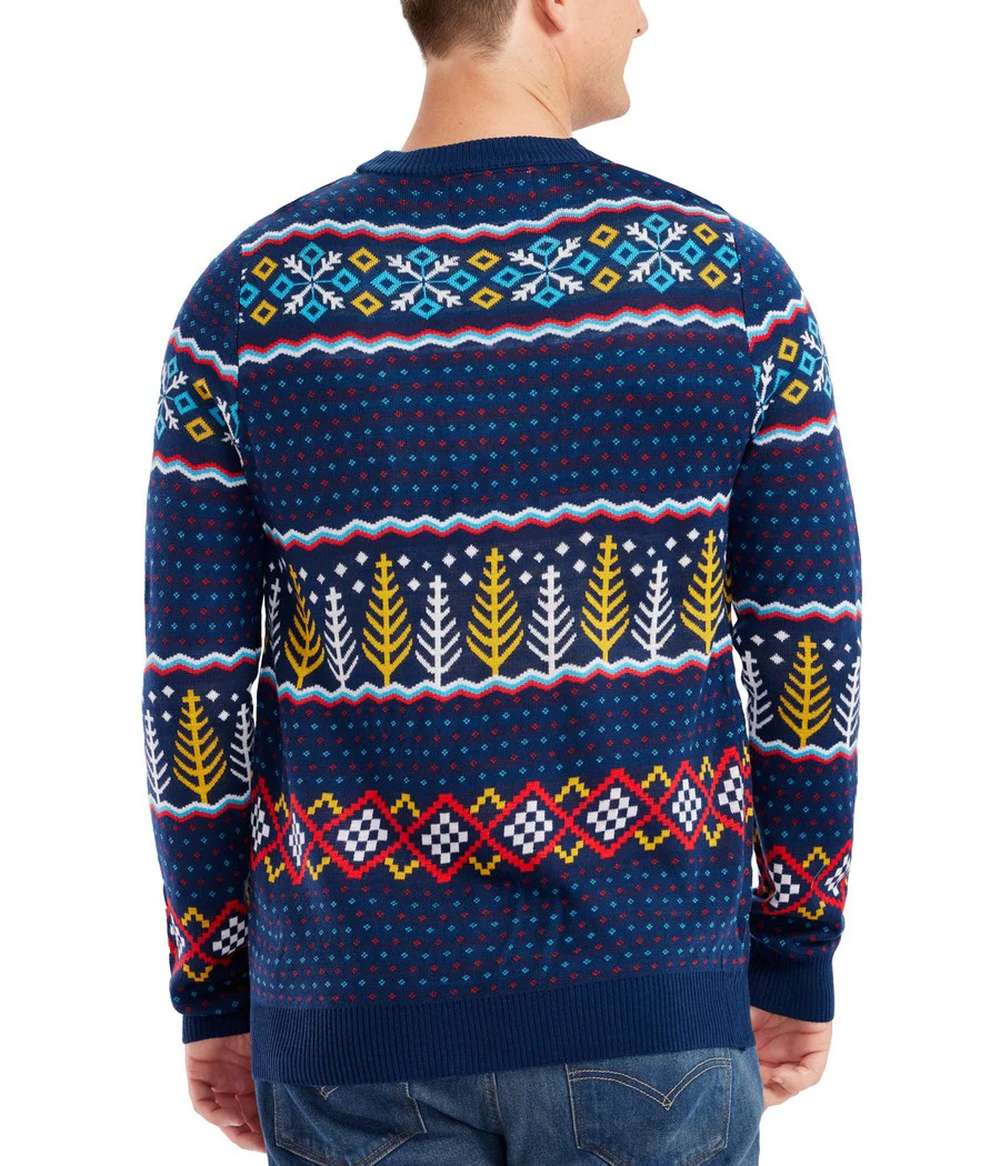 Men's Polar Bear Party Ugly Christmas Sweater - Image 3