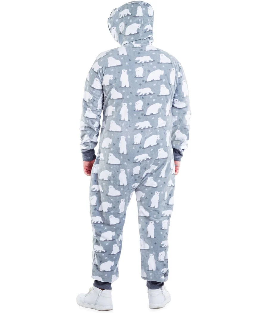 Men's Polar Bear Big and Tall Jumpsuit - Image 3
