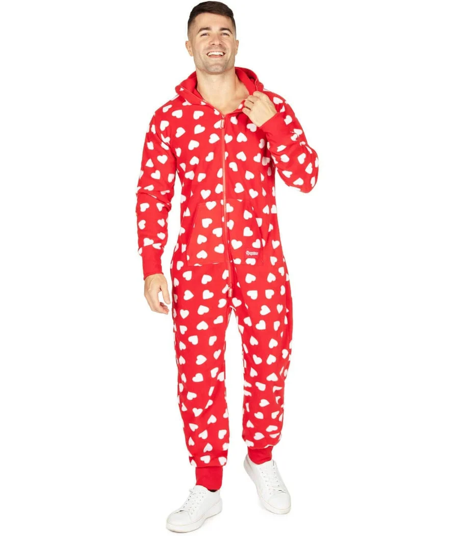 Men's Beating Hearts Jumpsuit - Image 5