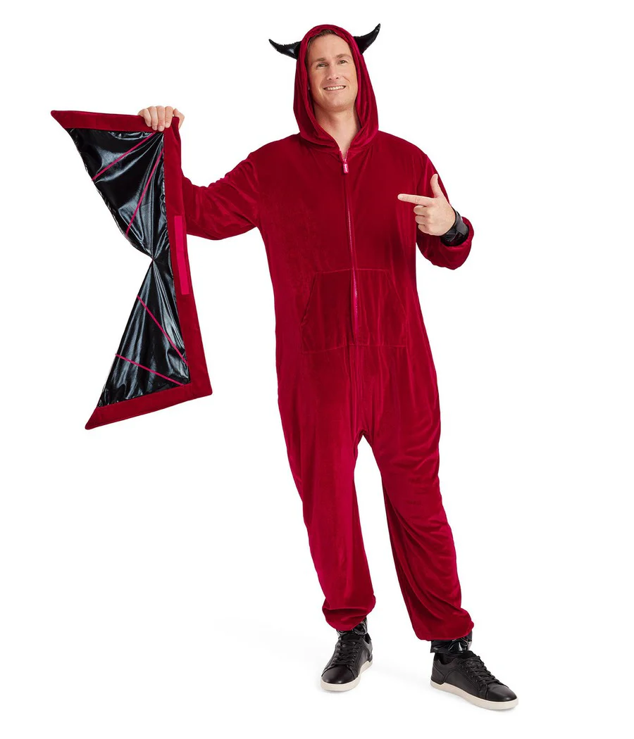 Men's Devil Costume w/ Wings - Image 5