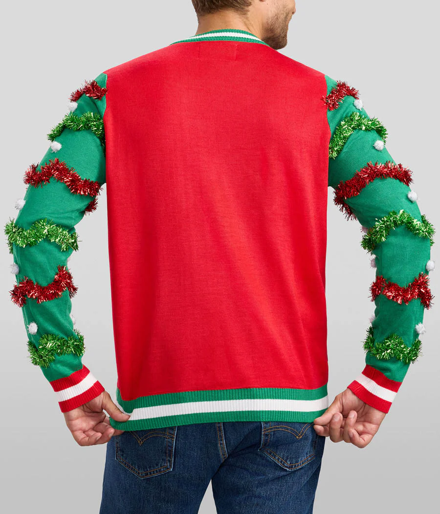 Men's Deck the Halls Game Ugly Christmas Sweater - Image 2