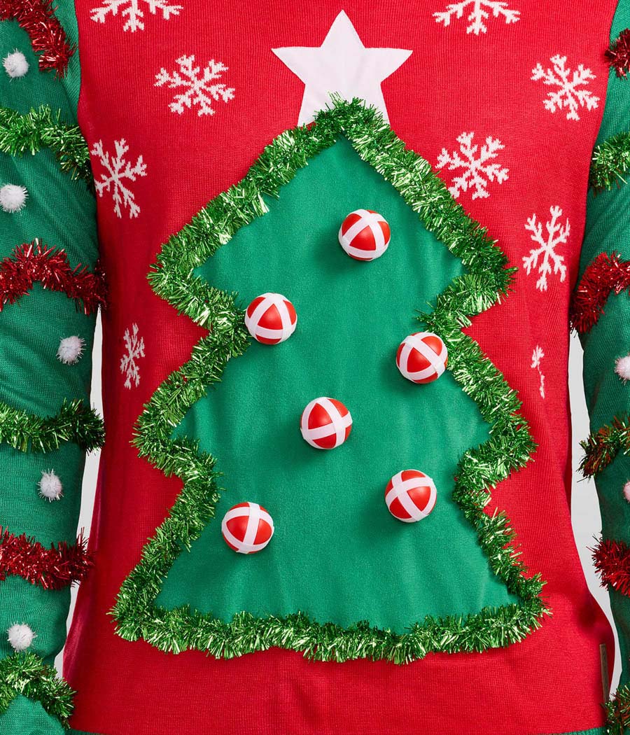 Men's Deck the Halls Game Ugly Christmas Sweater - Image 5