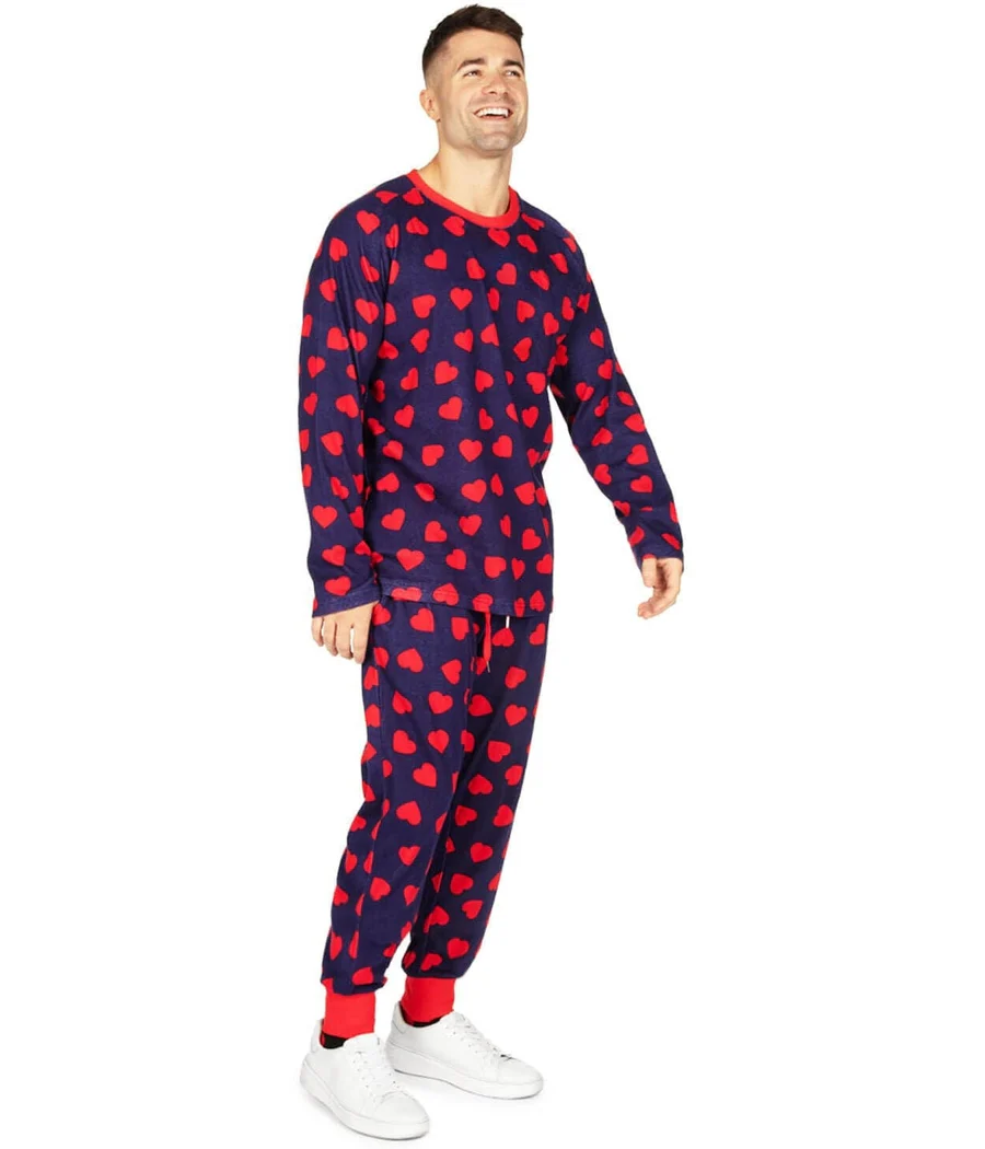 Men's Hearts on Fire Pajama Set - Image 2