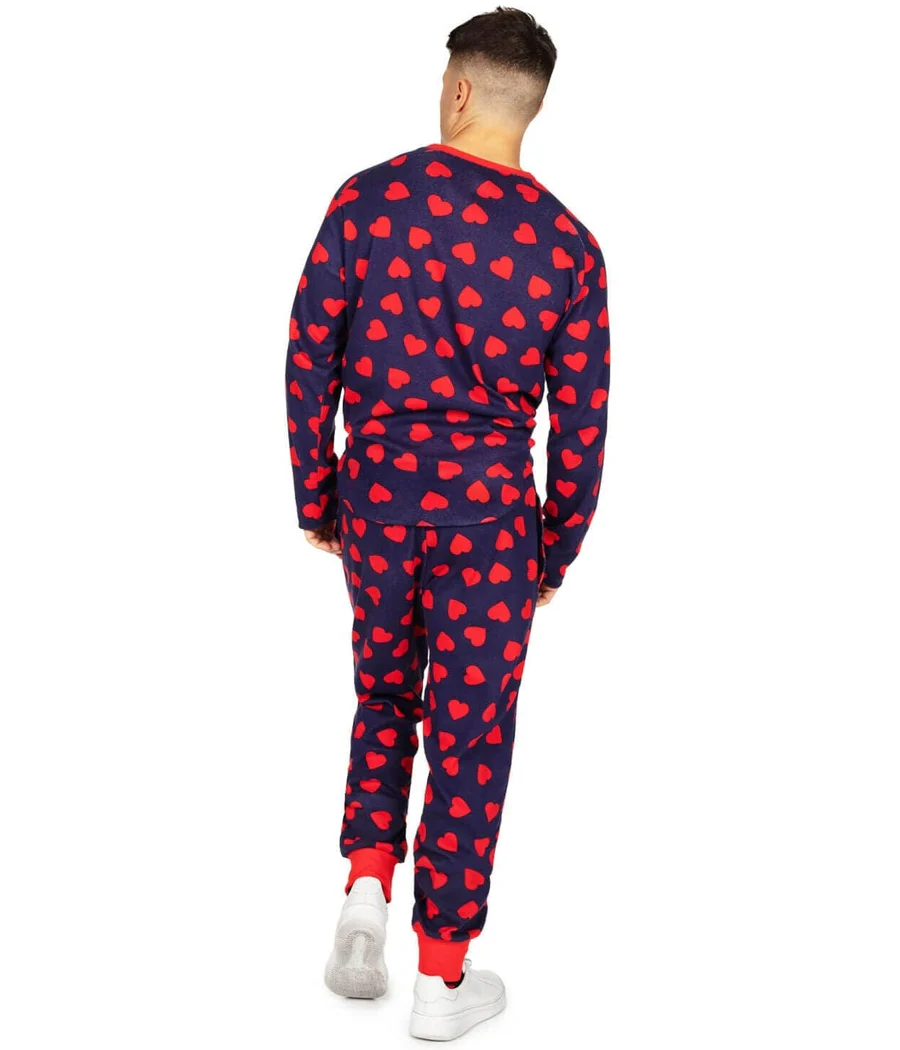 Men's Hearts on Fire Pajama Set - Image 3