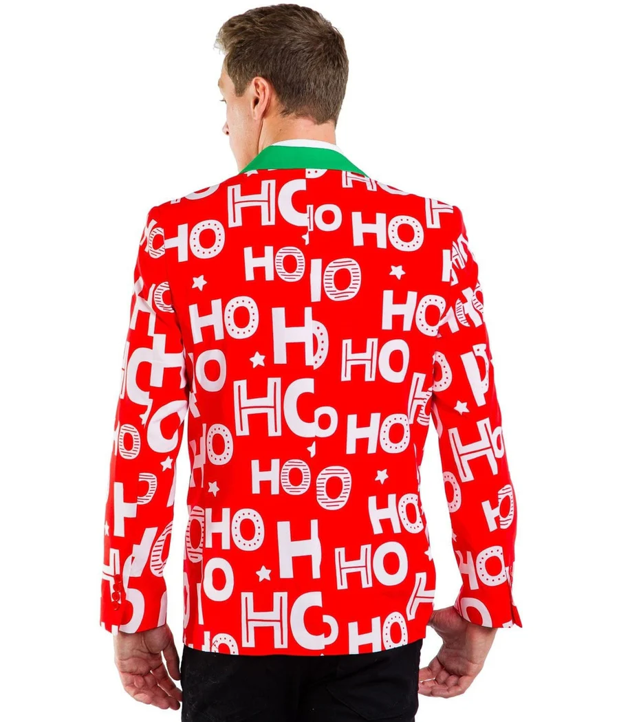 Men's Ho Ho Holla Blazer with Tie - Image 2