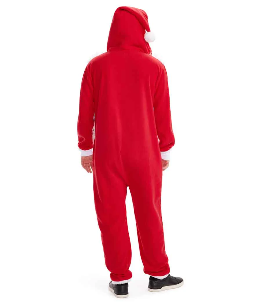 Men's Santa's Close Up Jumpsuit - Image 2