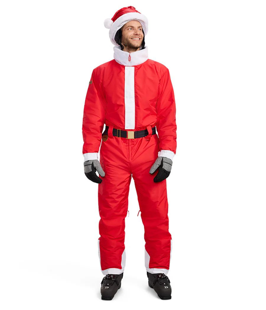 Men's Santa Ski Suit and Helmet Cover - Image 6