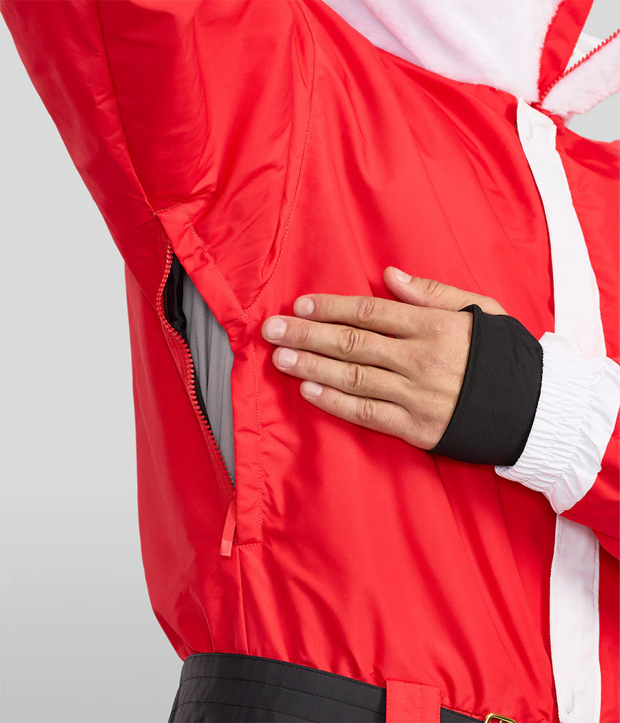 Men's Santa Ski Suit and Helmet Cover - Image 4