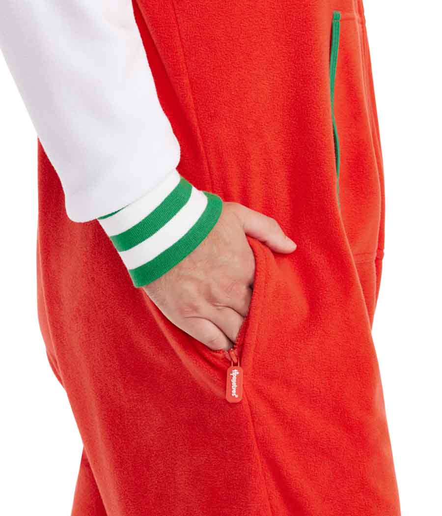 Men's Sporty Santa Jumpsuit - Image 3