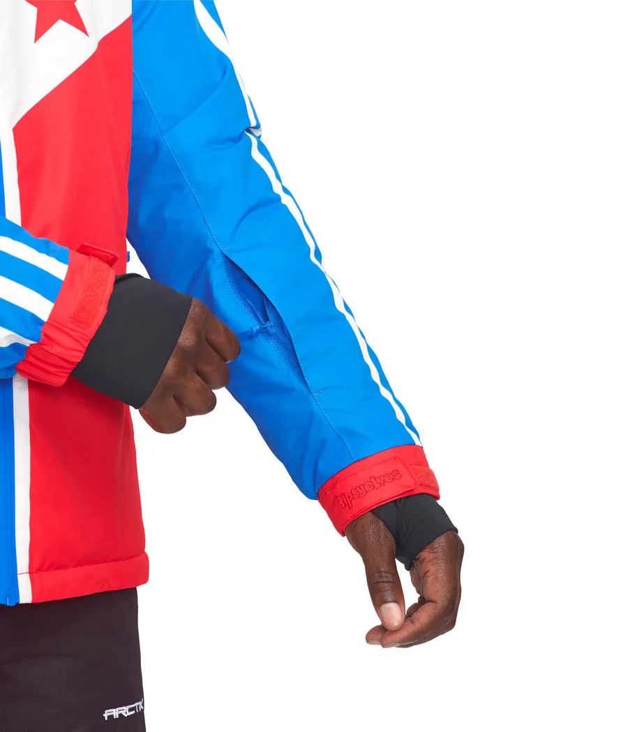 Men's Rockets Red Shred Winter Jacket - Image 3