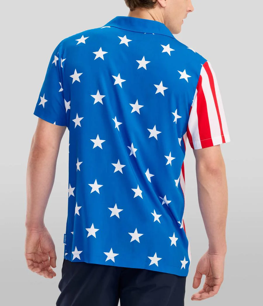 Men's Vertical Flag Cabana Shirt - Image 3