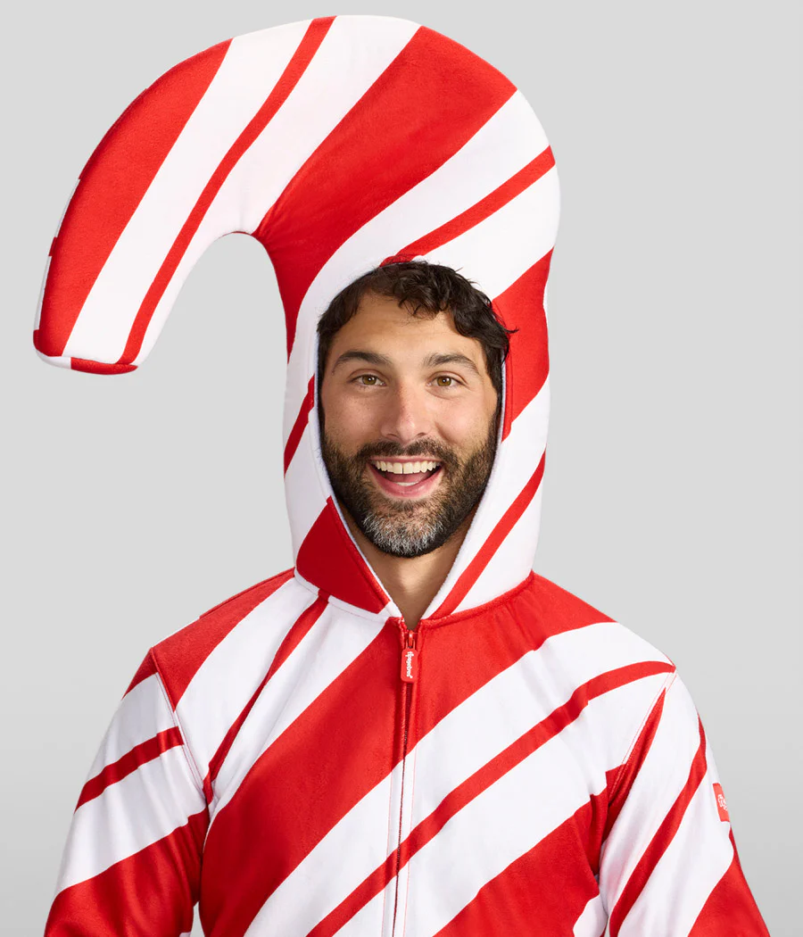 Men's Candy Cane Jumpsuit - Image 4