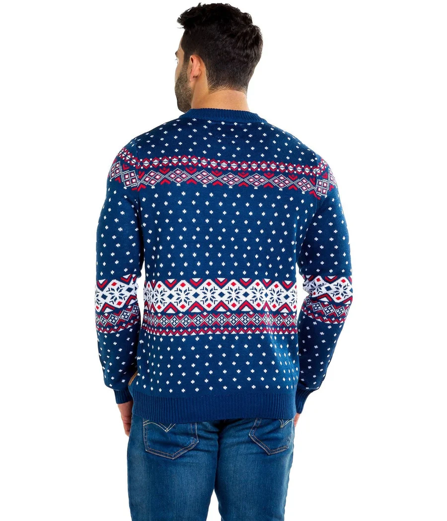 Men's Reindeer Climax Ugly Christmas Sweater - Image 2