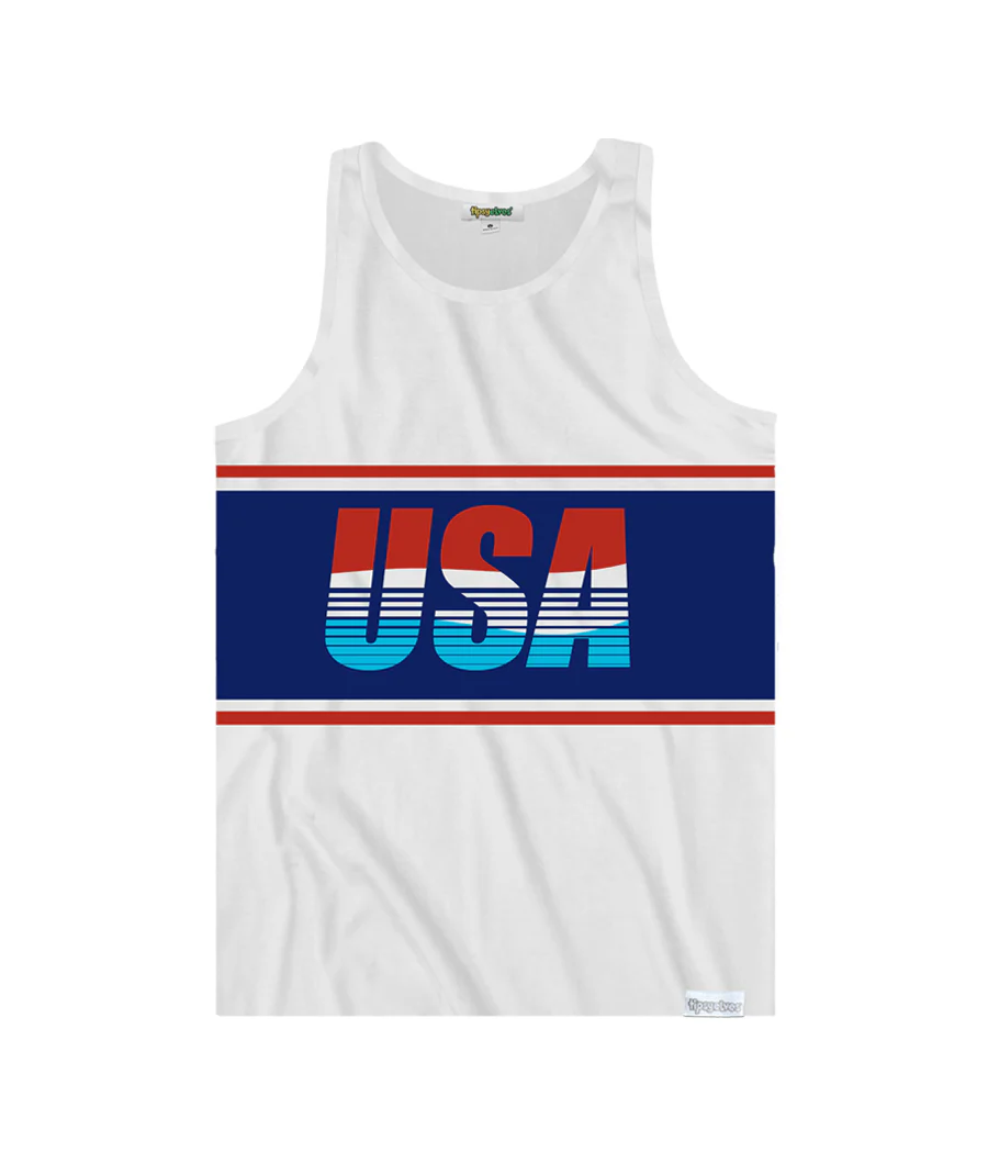 Men's Retro Patriotic Tank - Image 2