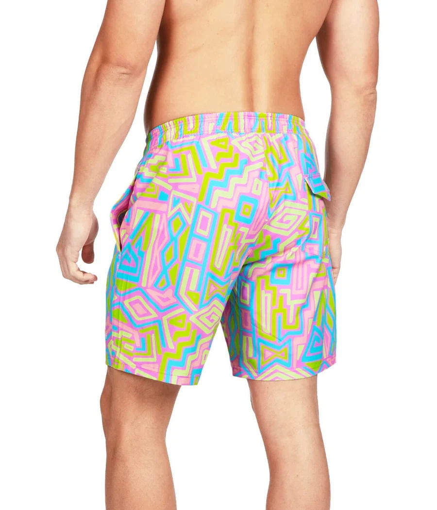 Retro Ride Stretch Swim Trunks - 7.5" Inseam - Image 5